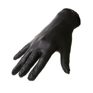 Rękawiczki NITRYLOWE czarne 100szt      M.L