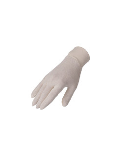 Unbleached COTTON gloves