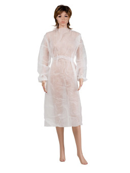 Disposable protective apron, tied at the back, L/XL/pc