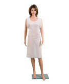 Fartuch ochronny z folii 80x140 kolor biały