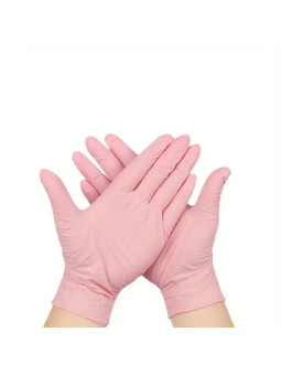 PINK Nitrile Gloves