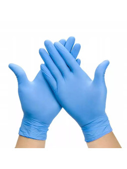 Rękawiczki nitrylowe NIEBIESKIE