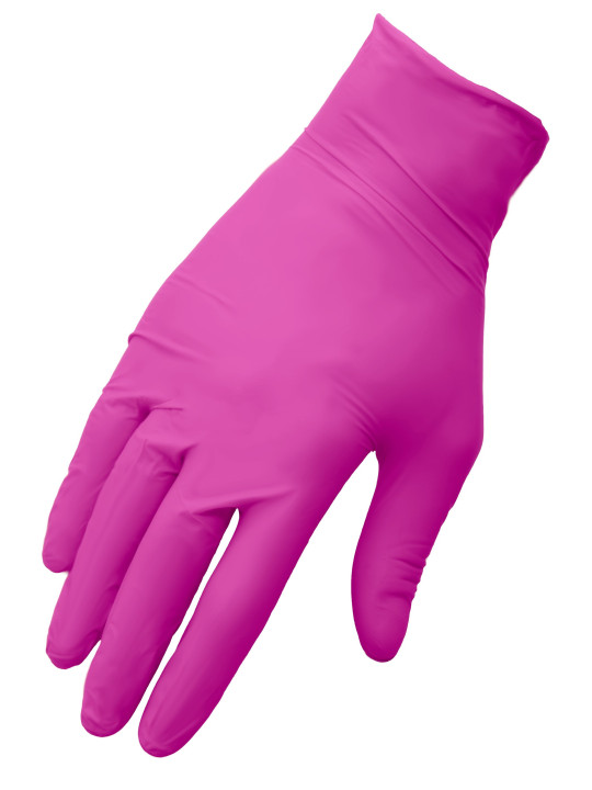 PINK Nitrile Gloves