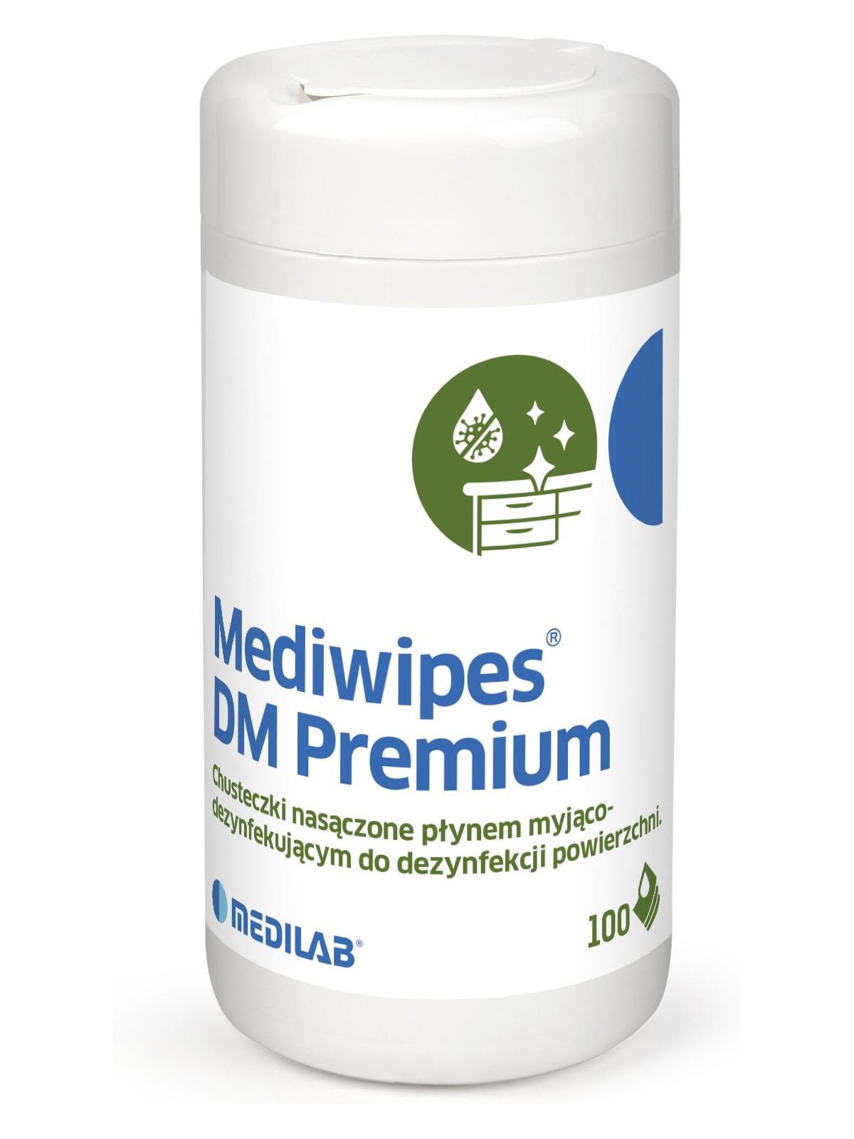 MEDIWIPES DM bez alkoholu