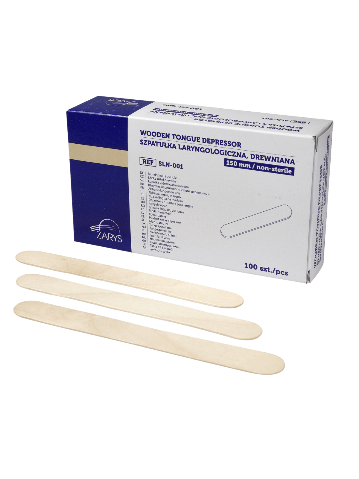 Szpatułki drewniane 1,5cm x 15cm