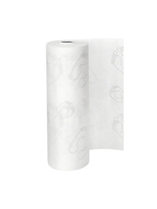 MATA NA ROLCE Z NADRUKIEM STOPY 40X40cm/100szt