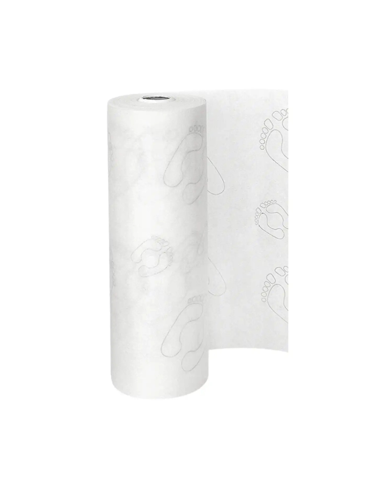 MATA NA ROLCE Z NADRUKIEM STOPY 40X40cm/100szt